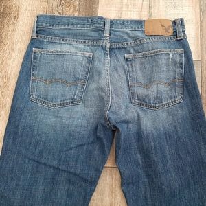 American Eagle Outfitters Original Straight Jeans Distressed 32x30 Measure 32x29